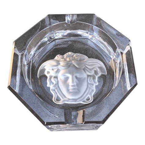 versace ashtray crystal.